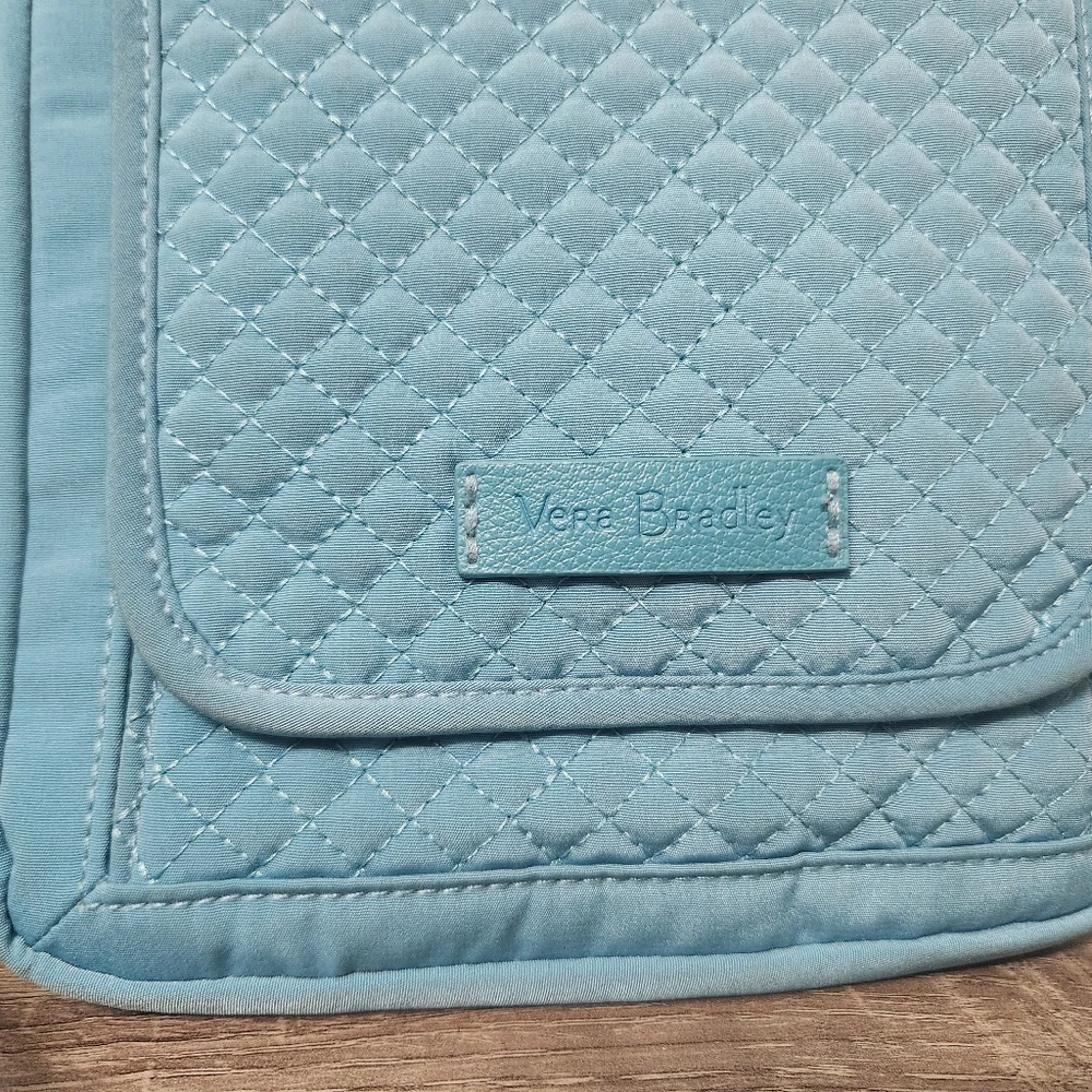 Vera Bradley Blue Quilted Crossbody Bag - Picture 3 of 7